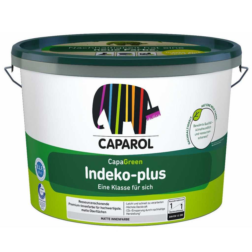 Caparol Indeko-plus Premium High Opacity Matt Emulsion 2.5% Sheen - paintshack .co.uk