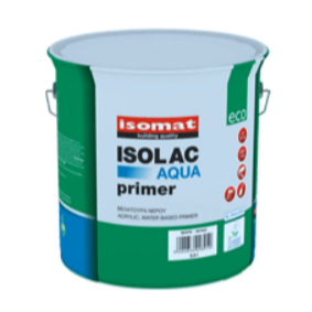 Isomat Isolac Primer Aqua White primer for bare wood spraying brush roller emulsion - paintshack.co.uk 