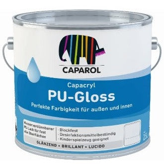 Caparol Pu-Gloss for Wood & Metal Interior & Exterior (Waterbased) - paintshack