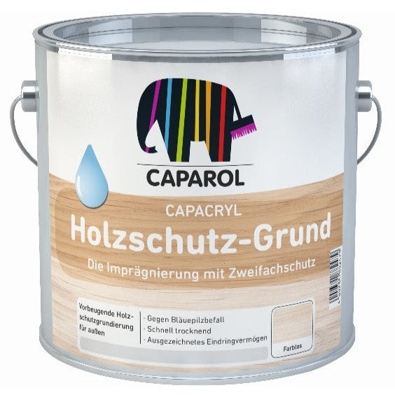 Caparol Holzschutz-Grund 750ml Waterbased Clear impregnation wood preserver - paintshack