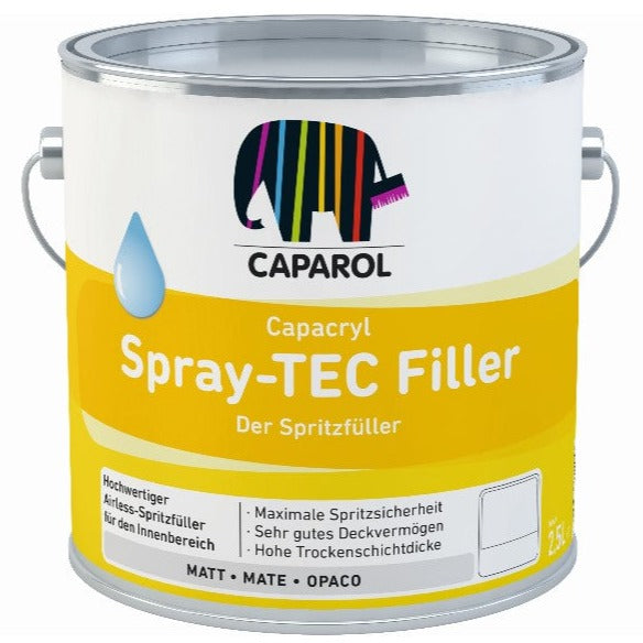 Caparol Spray-Tec Filler (High Build Coat) Can be applied 4 times thicker than normal coats - paintshack