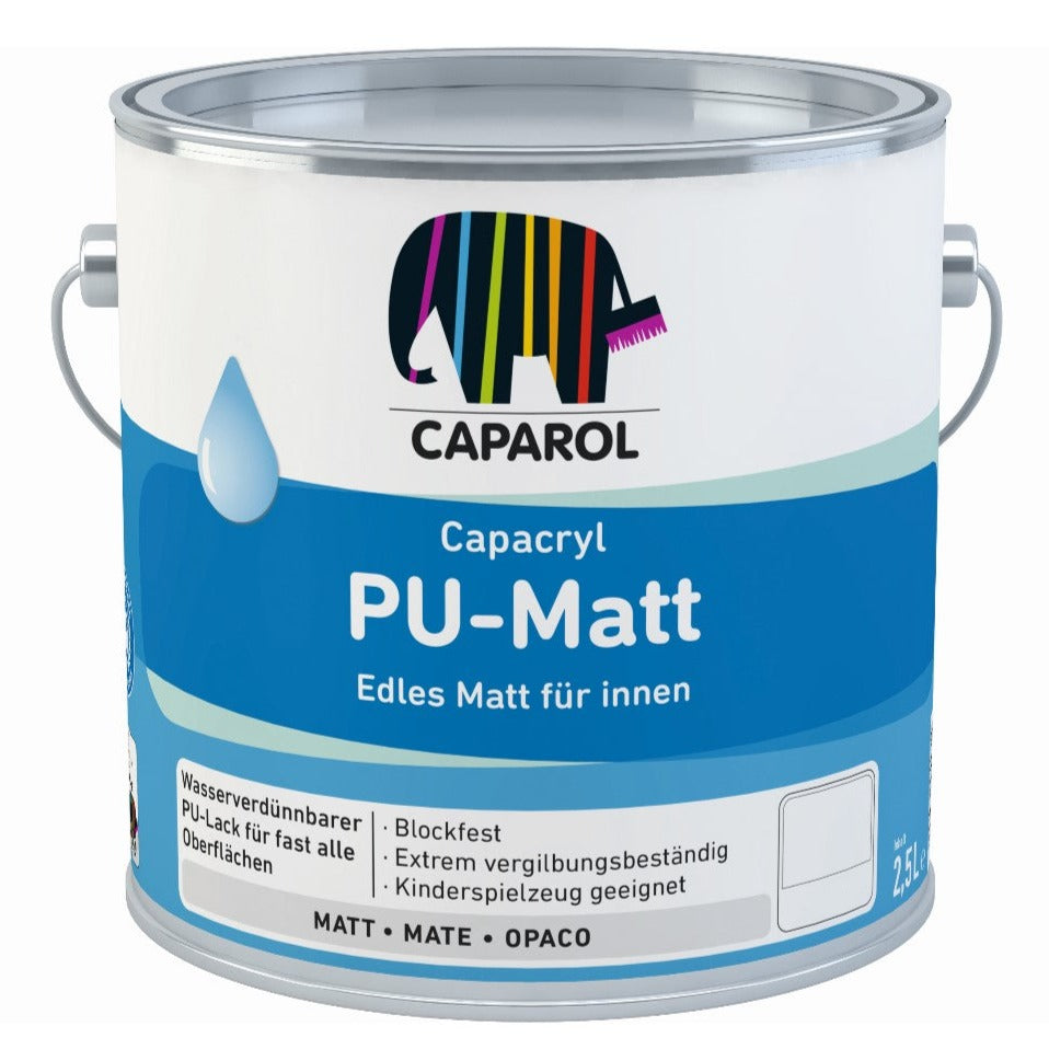 Caparol Pu-Matt for Wood & Metal Interior (Waterbased) Low Sheen Eggshell Finish - paintshack