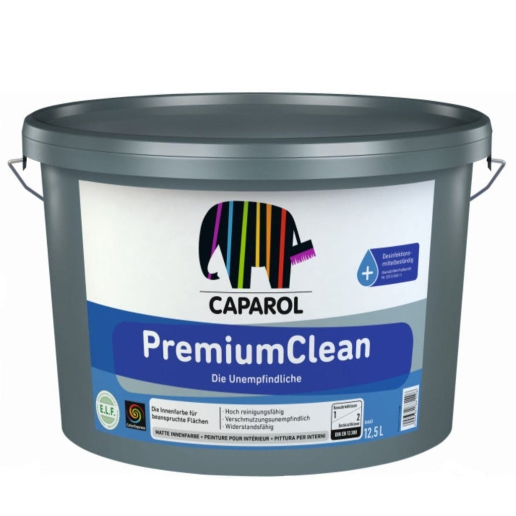 Perfect coating for areas subjected to higher mechanical loads which must occasionally be cleaned. In spite of the dull matt surface, normal soiling in domestic areas is easily cleaned. PremiumClean is resistant to aqueous disinfectants and particularly suitable for areas with higher hygiene standard, e.g. hospitals, rest homes and medical practices