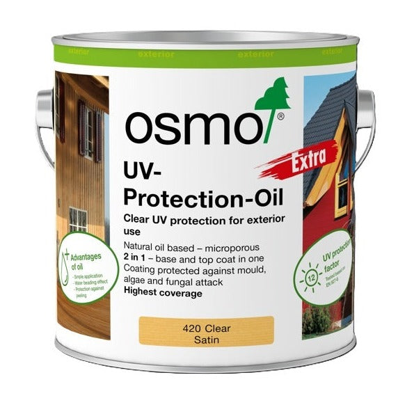 Osmo UV-Protection Oil. Clear Satin. 