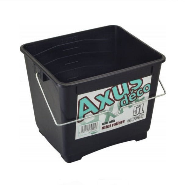 Axus 5lt Plastic Scuttle which works with upto 6" rollers  paintshack.co.uk