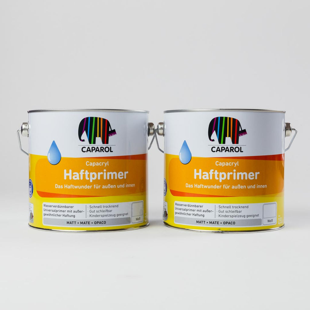 Caparol PU-Satin and Caparol Haftprimer Undercoat White