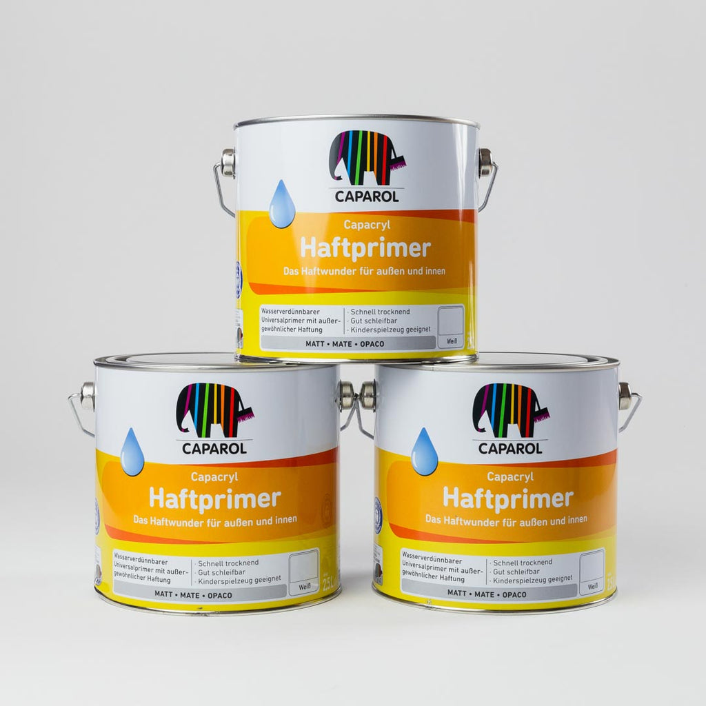 Caparol PU-Satin and Caparol Haftprimer Undercoat White