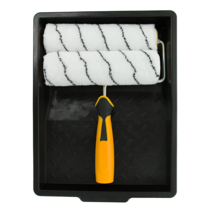 Coral Easy Coater Paint Roller Kit with Professional 1.75" diameter Cage Frame 4 piece pack set