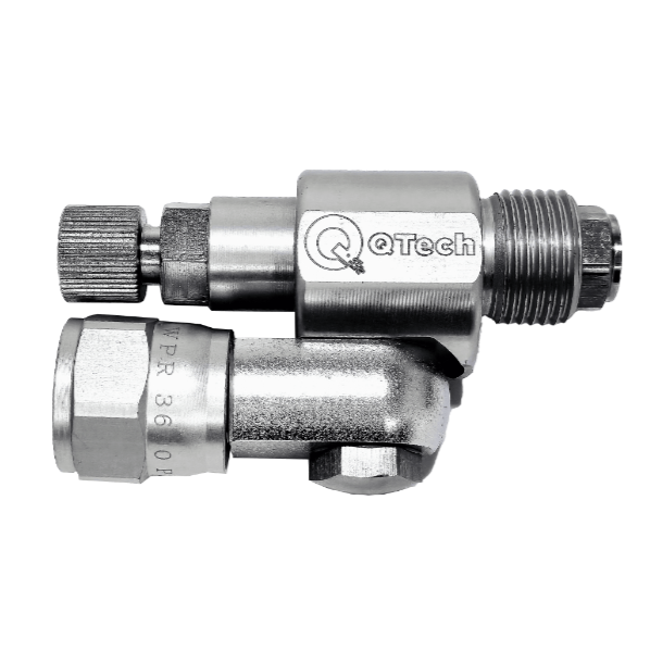 QTech iQ Valve & Swivel Eliminates Spitting for Clean Spraying