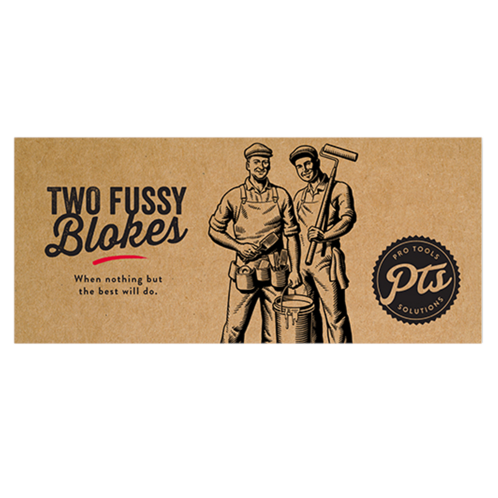 Two Fussy Blokes Magnetic Van Badge 120x53x0.6 mm