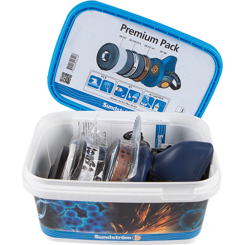Sundström SR 100 Half-Face Respirator Mask and A1P3 Filter Kit