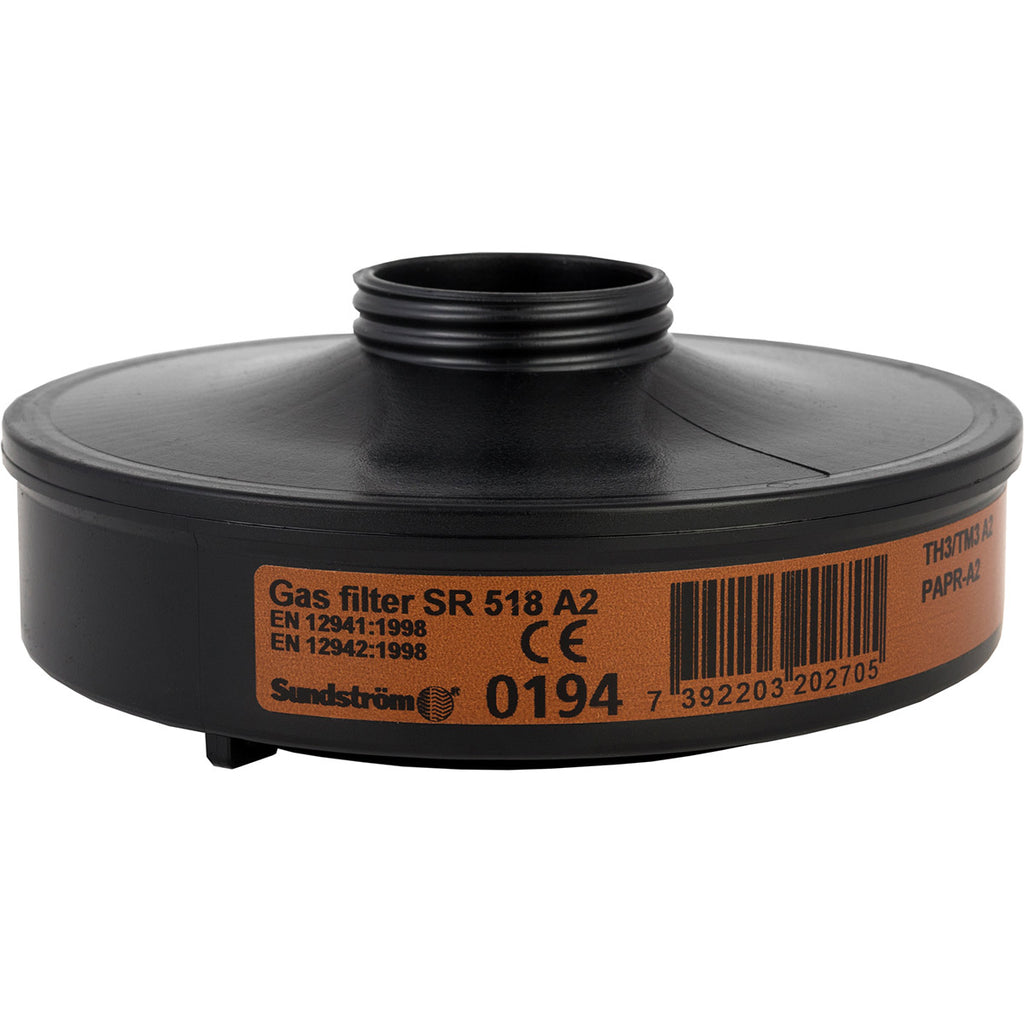 Sundström SR 518 A2 Gas Filter (Pack of Two) For Powered Respirator