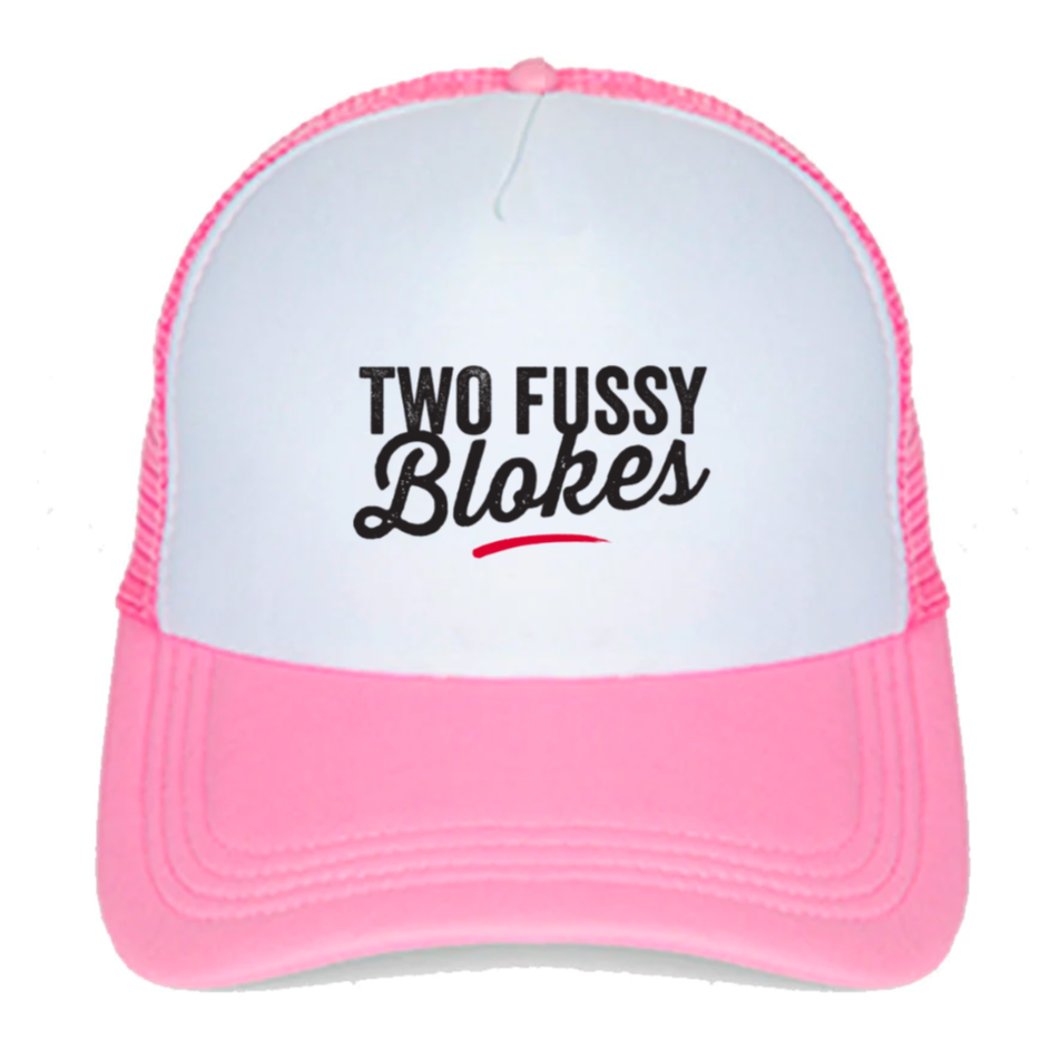 Baseball Cap. Two Fussy Blokes. Pink