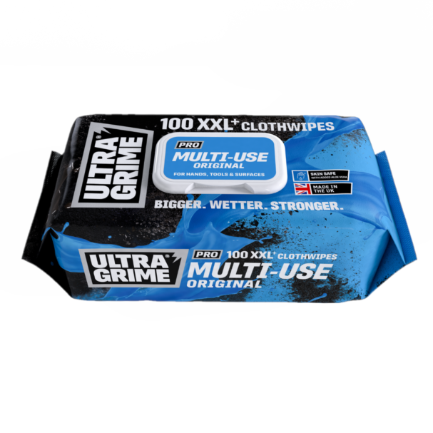 UltraGrime Pro Multiuse XXL Clothwipes 100 Pack