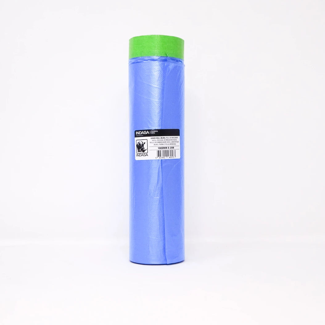 Indasa Cover Rolls Pre-Taped Masking Film, 71 x 27yards, 449608 –