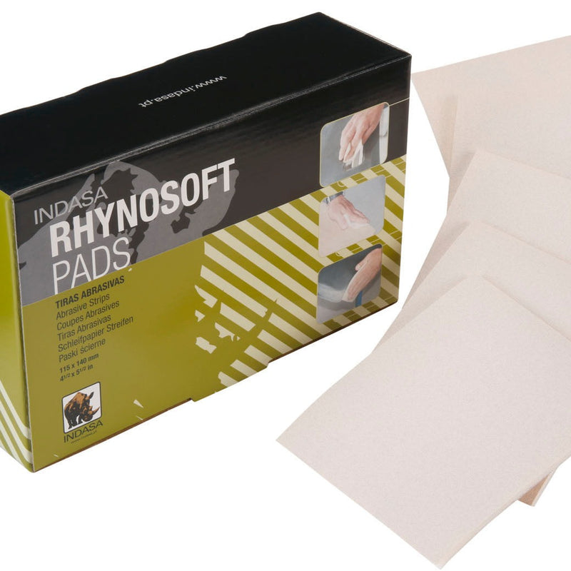 Indasa Rhynosoft Precut Rouleau Papier Abrasif 115mm X 25m Grain P1500 - Support Mousse Ponçage
