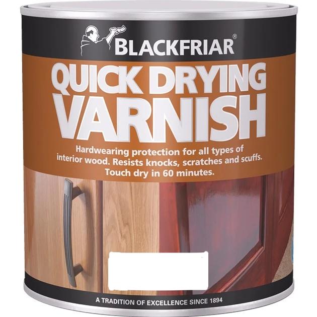 Blackfriar Quick Drying Clear Varnish 2.5lt - paintshack 